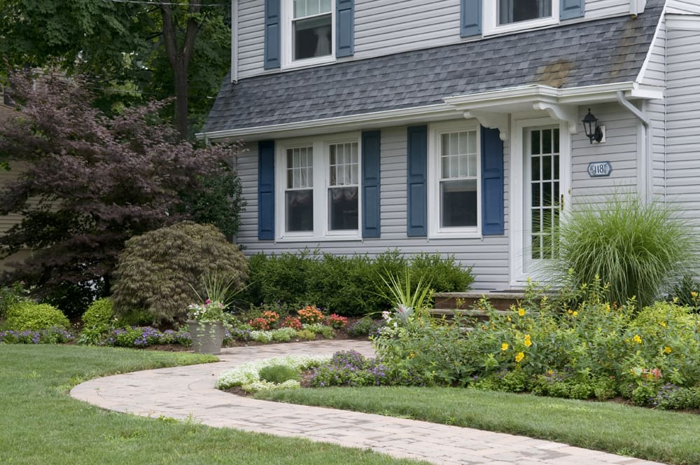 Front Yard Landscape Design Bergen County, NJ