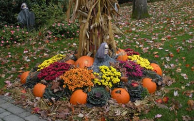 Halloween landscape design company Bergen County NJ