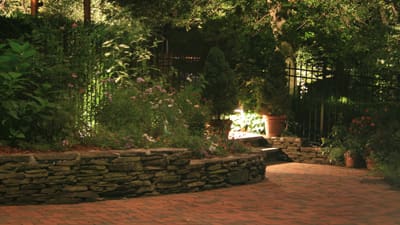 outdoor walkway lighting company Bergen County NJ