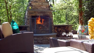 Outdoor Fireplace Construction Cost