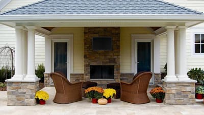 Outdoor Fireplace, Outdoor Fireplace Porch Cost