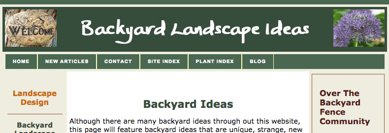 landscaping blogs