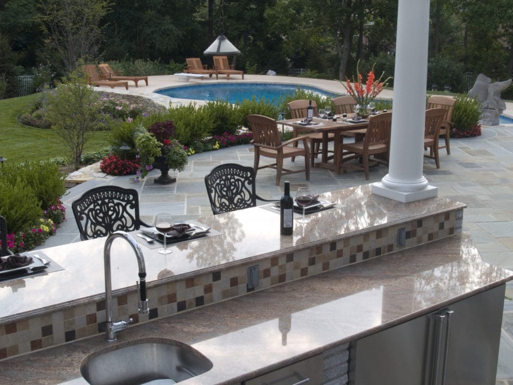 outdoor kitchens