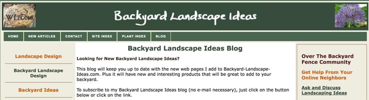 Backyard Landscape Ideas