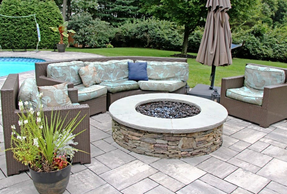 fire pit installation